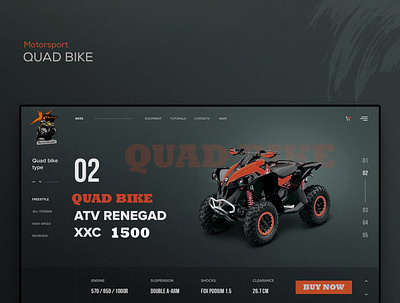 Motor Sport Quad Bike. appdeveloper appdevelopment bike designideas digital motorsport quad uidesign uxdesign webdesign webdesignsprime websitedesign