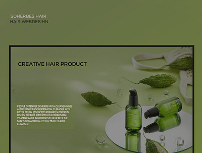 SOHERBES HAIR WEB DESIGN appdeveloper appdevelopment designideas digital hair soherbes uidesign uxdesign webdesign webdesignsprime