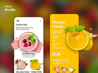 Fruit Health app appdesign appdeveloper designideas fruitlover health mobiledesign uidesign uxdesign webdesignsprime