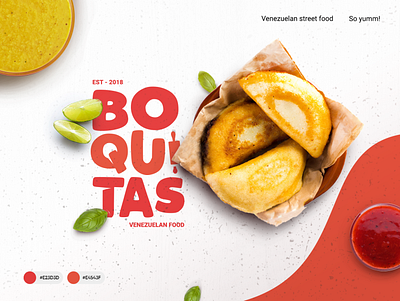 Boquitas brand brand identity branding design design art food truck foodie logo product vector