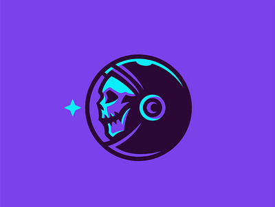 Demon Skull Mascot Logo