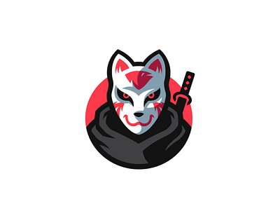 Kitsune Mascot Logo