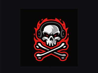 Skull Mascot Logo