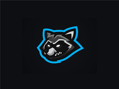 Raccoon Mascot Logo