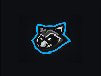 Raccoon Mascot Logo