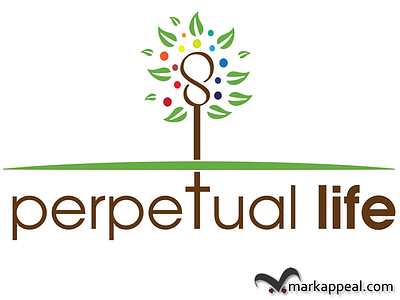Logo Design for Perpetual Life corporate identity health logo marketing