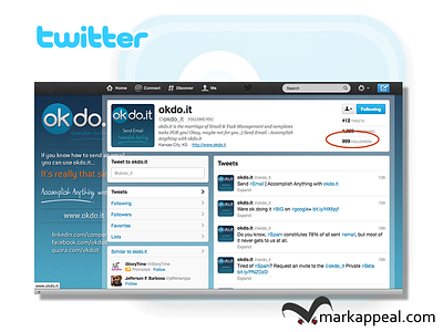 Twitter Branding for okdo.it branding marketing twitter