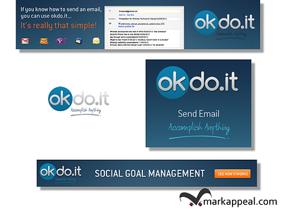 Banner Ad campaign for okdo.it banner ads branding marketing