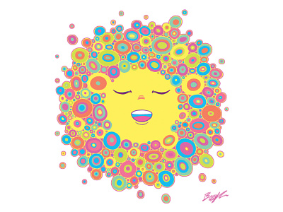 Flower adobe photoshop art circle circle design color color palette colorful design design art face flower illustration illustrations layer pattern photoshop shape elements shapes simple simple design