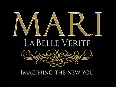 La Belle Mari Logo black gold grey logo silver