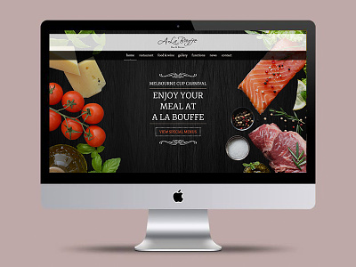 Restaurant Landing Page french french restaurant web design landing page restaurant web design website design