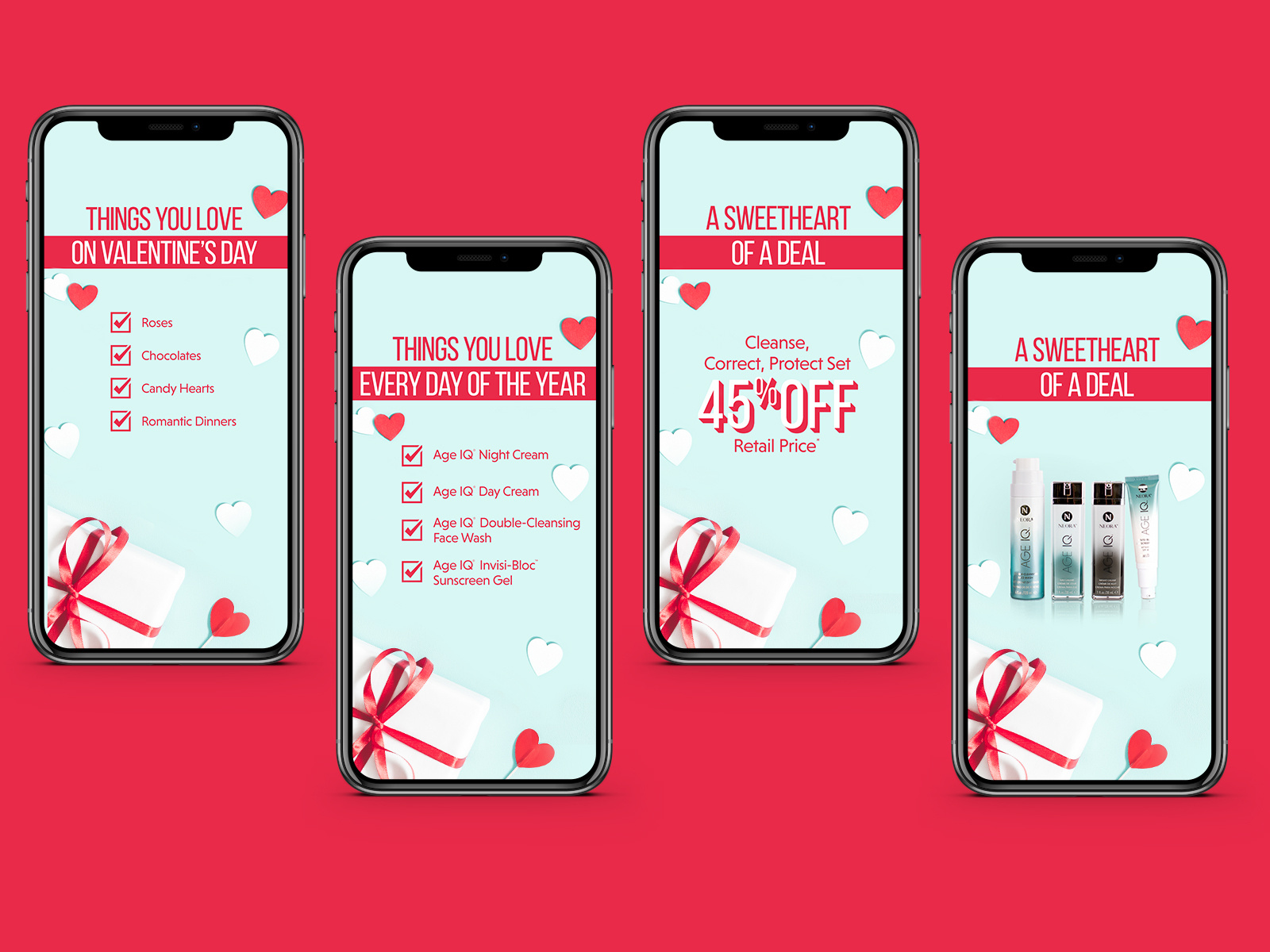 Neora Valentine's Day Promo Instagram Story by Lindsay Itani on Dribbble