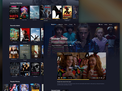 WatchME - Movies & TV Shows platform design figma movies shows tv ui ux uxui webdesign website website concept website design