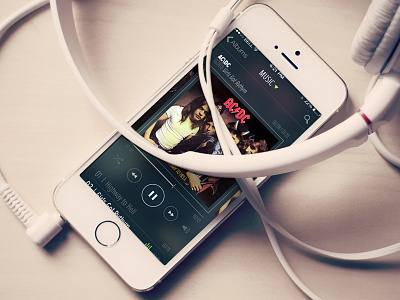 Music Player Concept app design ios music ui