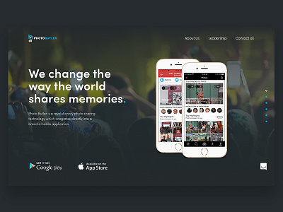 Photobutler app clear clear design dark ui ux ux design web webdesign
