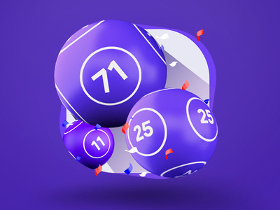 Lottery 3d branding design icon illustration ui vector web