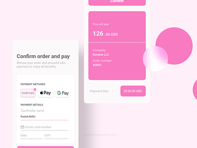 Checkout Page app design apple checkout page design illustrator uidesign uiux