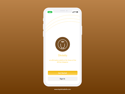 Divinity affirmation app appdesign brand design design design art illustration logo uidesign uiux wellness app