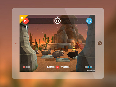 Sheep Rush battle mode in-game screen
