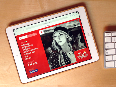 Birra Ronzani home-page iPad