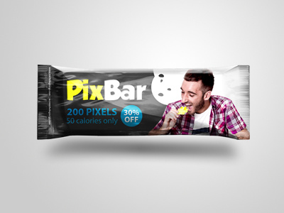 Pixbar! candy bar mock up pixbar promo