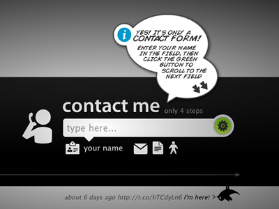 Contact form tip! balloon comics contact form jquery tips