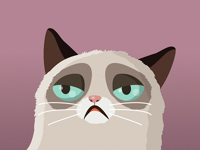 Vector Grumpy cat v.2 cat grumpy
