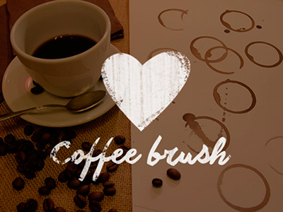 FREEBIE – Coffee stain brush brush coffee free photoshop