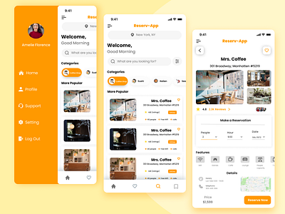 Reserv-App app digital diseñografico ui ux