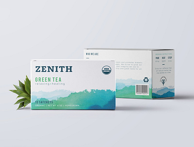 Zenith | Packaging Design brand identity branding design system packaging tea