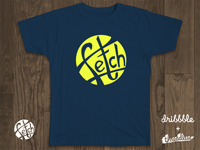 Fetch Co. challenge fetch logo tennis ball threadless tshirt