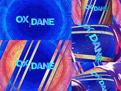 OX H2O DANE brand branding design energy logo