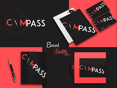 Compass Brand Identity brand branding design identity logo