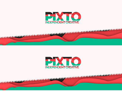 Pixto V1 Design design graphic header plain