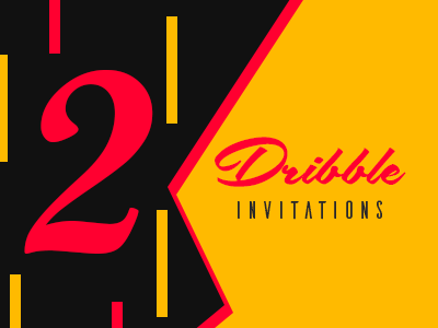 Invitations designer dribble invite