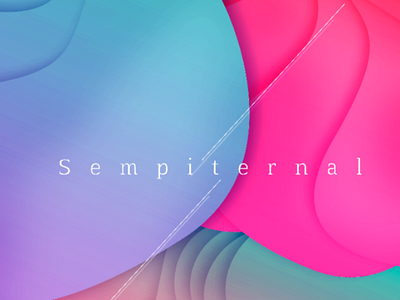 Sempiternal 1 art design graphic illustration photoshop poster typography