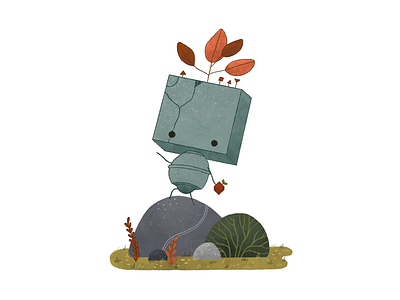 Square Friend from Gris characterdesign gamedesign gris illustration