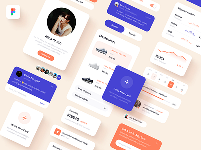 Freebie | App User Interface Elements - Figma UI kit