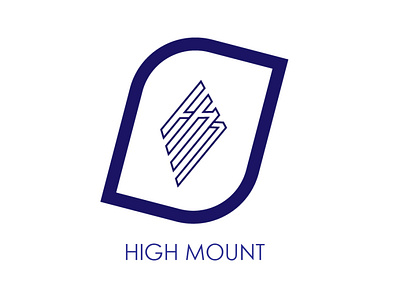 H M with HIGH MOUNTAIN adobe illustrator brand branding design graphic design illustration logo logotype vector
