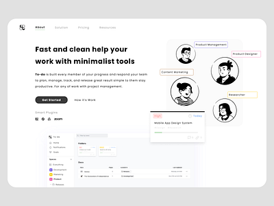 Project Management Landing Page