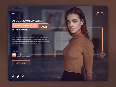 Fashion Product Details buy clothes fashion mobile user experience user interface