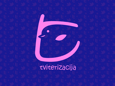 Tviterizacija bird bird logo birds letter t lettering logo logos twitter type