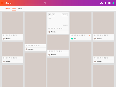 Signa ‣ website (1) android design signa ui website