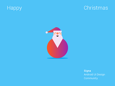 Signa ‣ Merry Christmas android design signa ui website