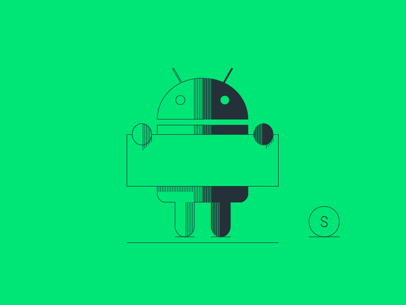 Signa ‣ Robot android design signa ui website