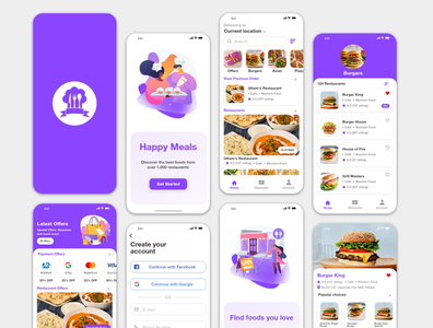 Food Delivery App by Preet Angad Singh Nanda on Dribbble