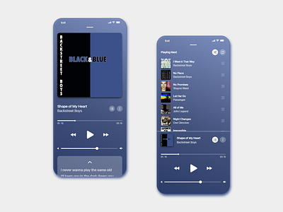 DailyUI - Music Player app branding dailyui design design jobs design thinking exploration graphic design music music player play song songs ui design user experience ux