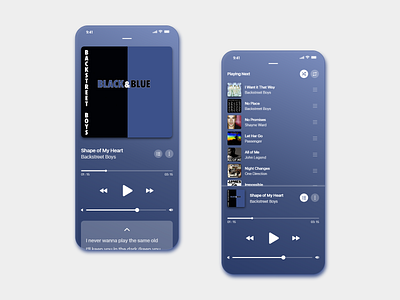 DailyUI - Music Player