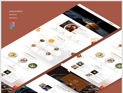 Food website Temp..... app design landing page landing page ui ui ux web ui website