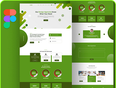 Design Agencie app design graphic design landing page landing page uiux ui ui design uiux uiux design ux website website uiux
